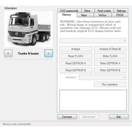 Установка программы Mercedes Truck Explorer 2.6 для специальных операций с коммерческим транспортом