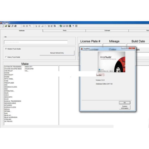 Установка ремонтной программы Mitchell TruckEst 2017 для грузовиков