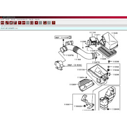 Установка программы Mitsubishi ASA (Europe + USA + Japan) каталог запасных частей Митсубиси