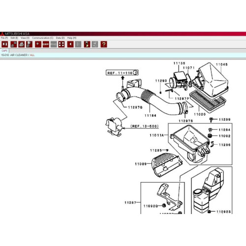 Установка программы Mitsubishi ASA (Europe + USA + Japan) каталог запасных частей Митсубиси