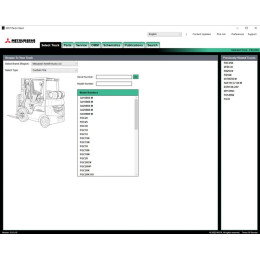 Установка программы Mitsubishi Forklift Trucks MCFA 10.2024