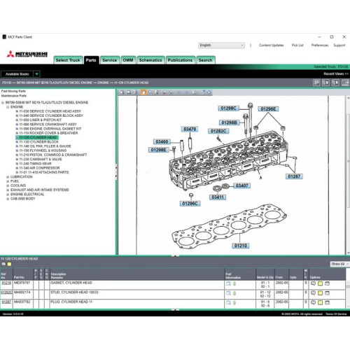 Установка программы Mitsubishi Forklift Trucks MCFA 10.2024