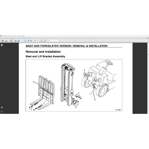 Установка программы Mitsubishi Forklift Trucks MCFE 12.2024 + Workshop Manuals