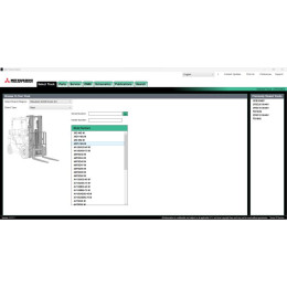 Установка программы Mitsubishi Forklift Trucks MCFE 12.2024 + Workshop Manuals