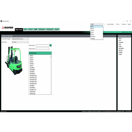 Установка программы Mitsubishi Forklift Trucks MCFS 10.2024 + Workshop Manuals