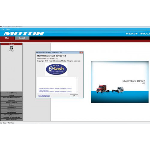 Установка программы MOTOR Heavy Truck Service 2019