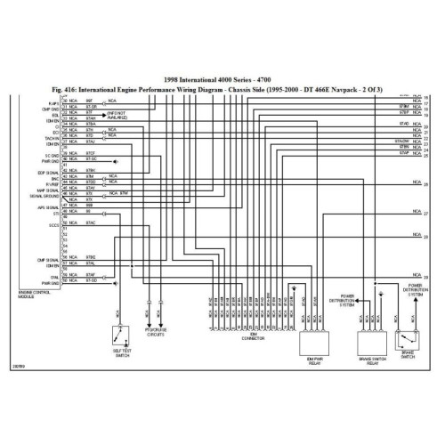 Электрические схемы для грузовиков Navistar International Wiring diagrams, Schematics