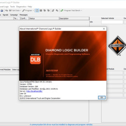 Установка программы Navistar international Diamond Logic Builder DLB