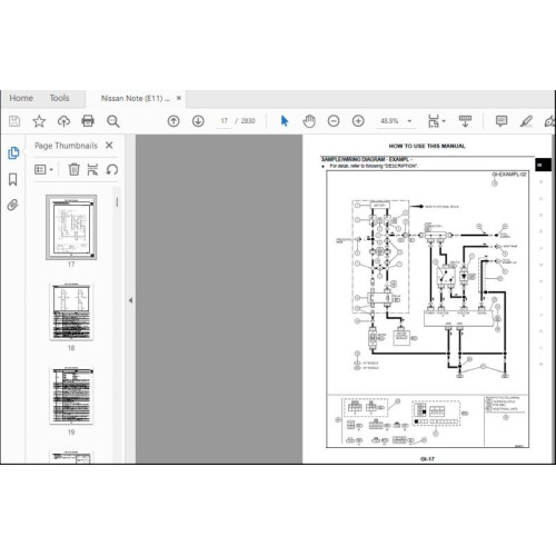 Технічна документація - Nissan, Infiniti Service Repair Manual, Wiring Diagram 1989 - 2020