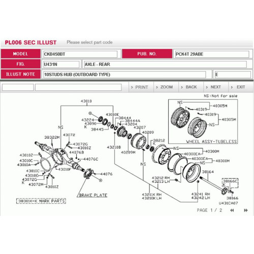 Установка программы Nissan Diesel UD Trucks Smart EPC 2015