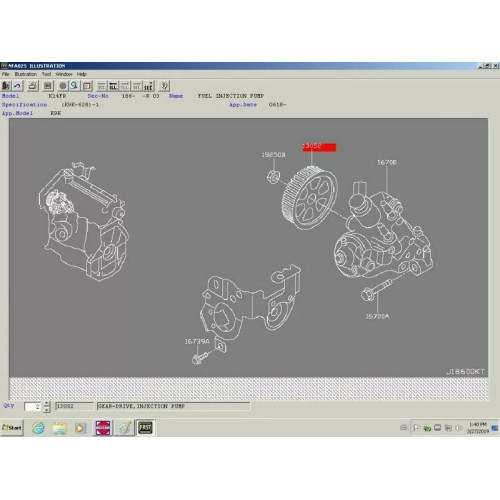 Установка Nissan-Infiniti Fast EPC: Электронный каталог запчастей