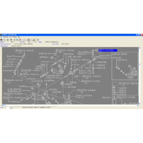 Установка Nissan-Infiniti Fast EPC: Электронный каталог запчастей