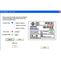 Установка программы Nissan NATS pin code calculator - для расчета PIN-кодов, используемых в системе иммобилайзера NATS