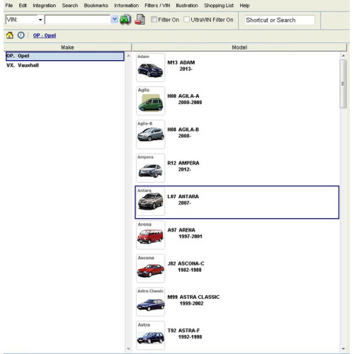Установка программы Opel EPC 4.25 2014 каталог запчастей автомобилей Опель
