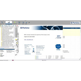 Установка программы Perkins SPI2 2018A каталог по запчастям, ремонту, обслуживанию