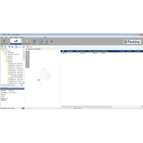 Установка программы Perkins SPI2 2018A каталог по запчастям, ремонту, обслуживанию