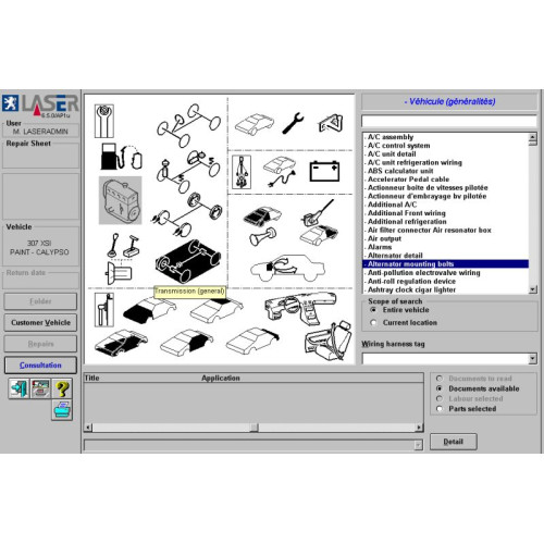 Установка программы Peugeot EPC + Workshop manuals LASER 2005 (VMware)
