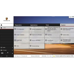 Porsche PIWIS III 39.900 (образ) — дилерская диагностика и программирование Porsche
