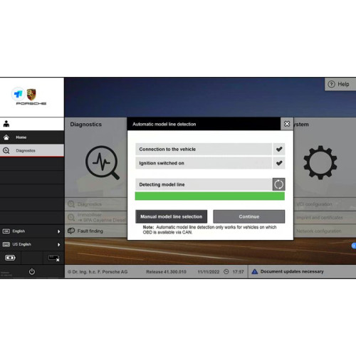 Porsche Piwis III 41.300 + 38.250 диагностика и кодирование
