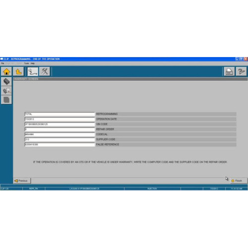 Конфигурационные файлы ЭБУ - Renault Reprog 191