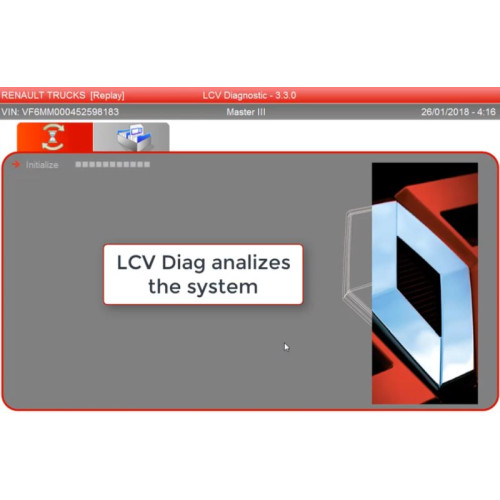 Установка Renault Trucks LCV + Diagnostic: Диагностика малотоннажных грузовиков