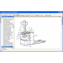 Установка каталога запчастей Rocla Rocla Forklift eParts