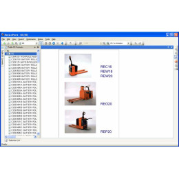 Установка каталога запчастей Rocla Rocla Forklift eParts