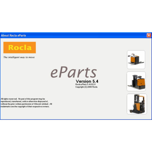 Установка каталога запчастей Rocla Rocla Forklift eParts