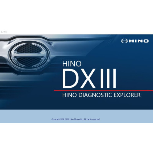 SSD 480 Гб с программой Hino Diagnostic eXplorer 3 DX3 06.2025