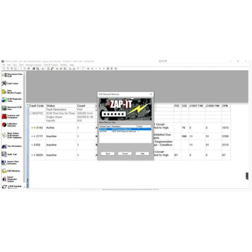 Жесткий диск SSD 480 Гб с программой Cummins Insite 8.7 Pro level + Fleet calibration + Zapit Password (с калибровочными файлами)