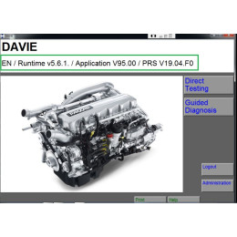 Жесткий диск SSD 480 Гб с программой DAF DAVIE XDс II 5.6.1