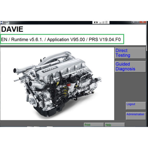 Жесткий диск SSD 480 Гб с программой DAF DAVIE XDс II 5.6.1
