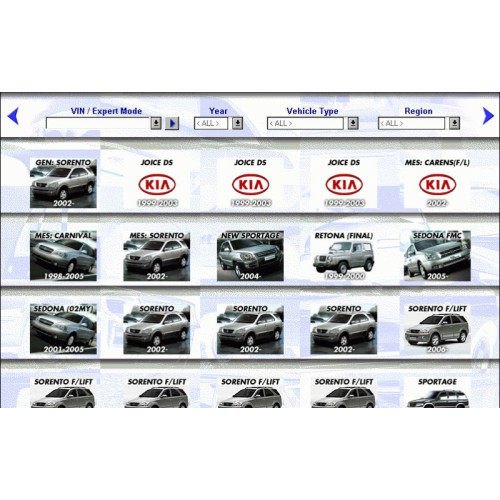 SSD 480 Гб с программой Hyundai + KIA MCAT Microcat EPC 01.2022