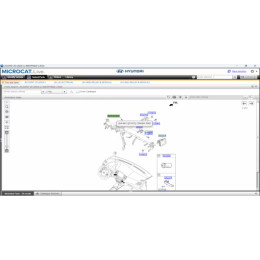 SSD 480 Гб с программой Hyundai + KIA MCAT Microcat EPC 01.2022