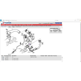SSD 480 Гб с программой Iveco Power EPC Trucks, Buses 2023