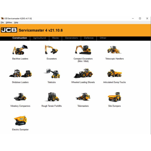 SSD 480 Гб с программой JCB ServiceMaster 4 2025