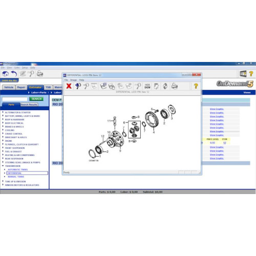 SSD 480 Гб с программой Mitchell OnDemand 2015