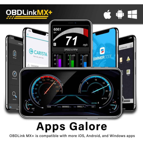 ScanTool OBDLink MX+. OBD2 адаптер диагностики с iOS, Android, Windows