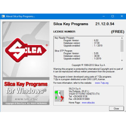 Установка программы Silca Key Programs