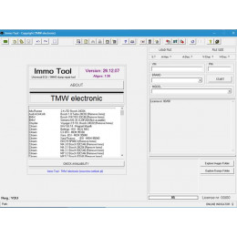 Установка программы TMW IMMO Tool 2007 для отключения иммобилайзера