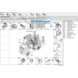 Установка программы Toyota Industrial Equipment Forklift EPC каталог запчастей промышленной техники