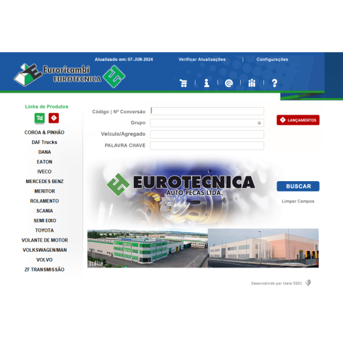Установка каталога запчастей ZF Brazil Eurotécnica EPC