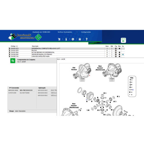Установка каталога запчастей ZF Brazil Eurotécnica EPC