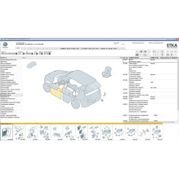 Установка каталога запчастей VAG ETKA для марок: VW, Audi, Skoda, SEAT