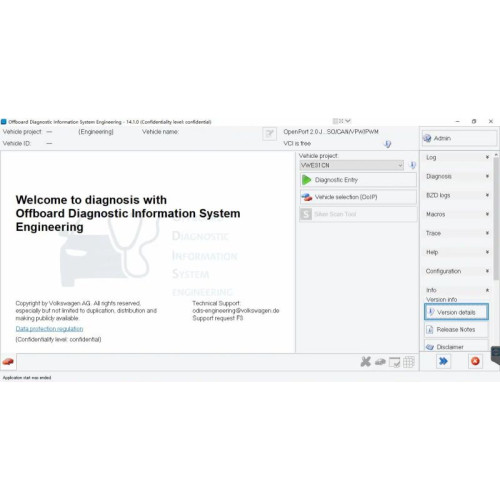 Комплект для диагностики VAG: Panasonic CF-31 + VAS 5054 + ПО VAG
