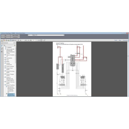 Установка программы Volvo EWD каталог электрических схем