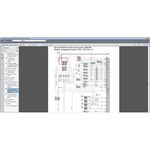 Установка программы Volvo EWD каталог электрических схем