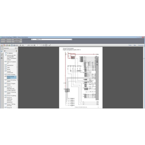 Установка программы Volvo EWD каталог электрических схем
