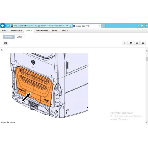 Установка Volvo Impact 2022: Каталог запчастей и руководства по ремонту