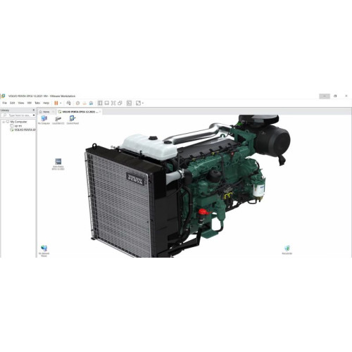 Установка программы Volvo Penta EPC 12.2021 (VMware)